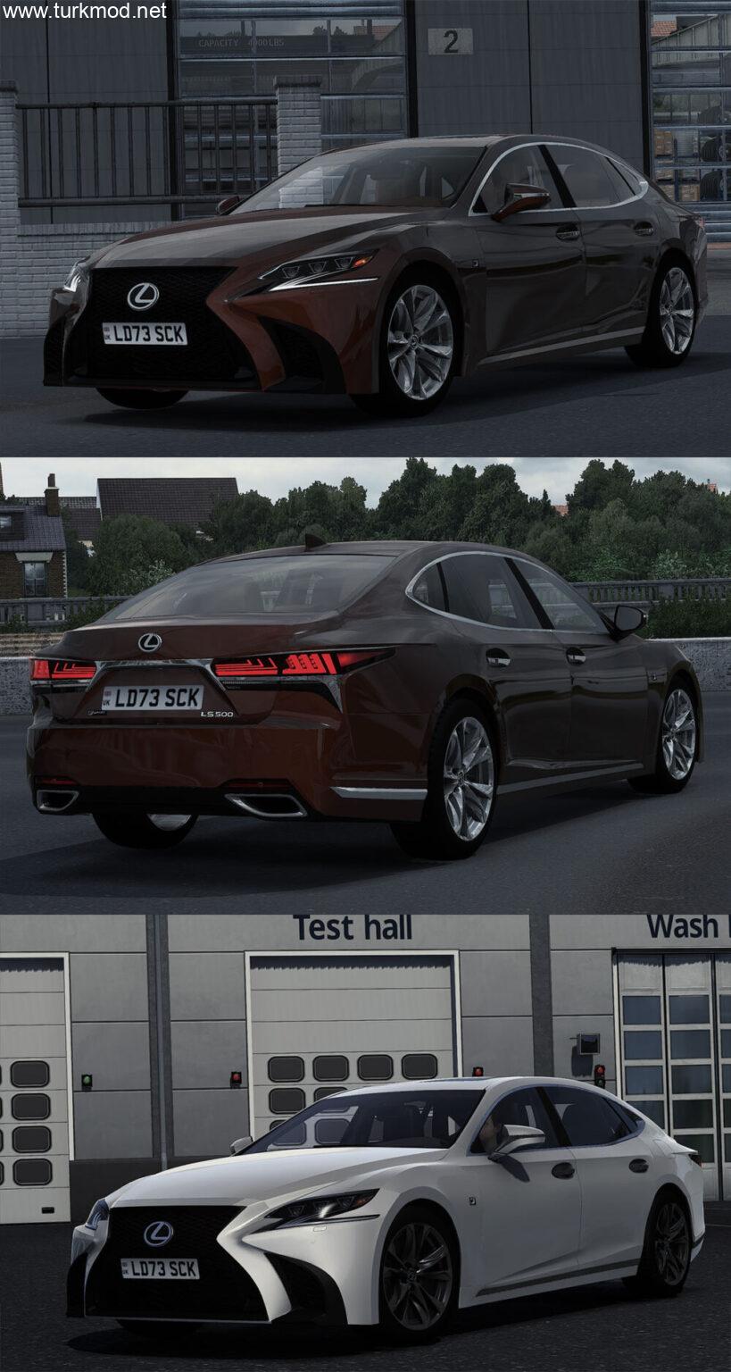 ETS 2 - Lexus LS 500 F-Sport 2018 Araba Modu İndir (1.54)