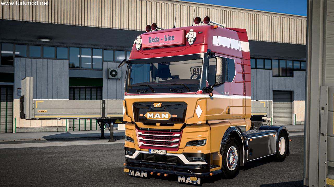 ETS 2 - MAN TG3 2020 SCT Çekici Modu (1.54)