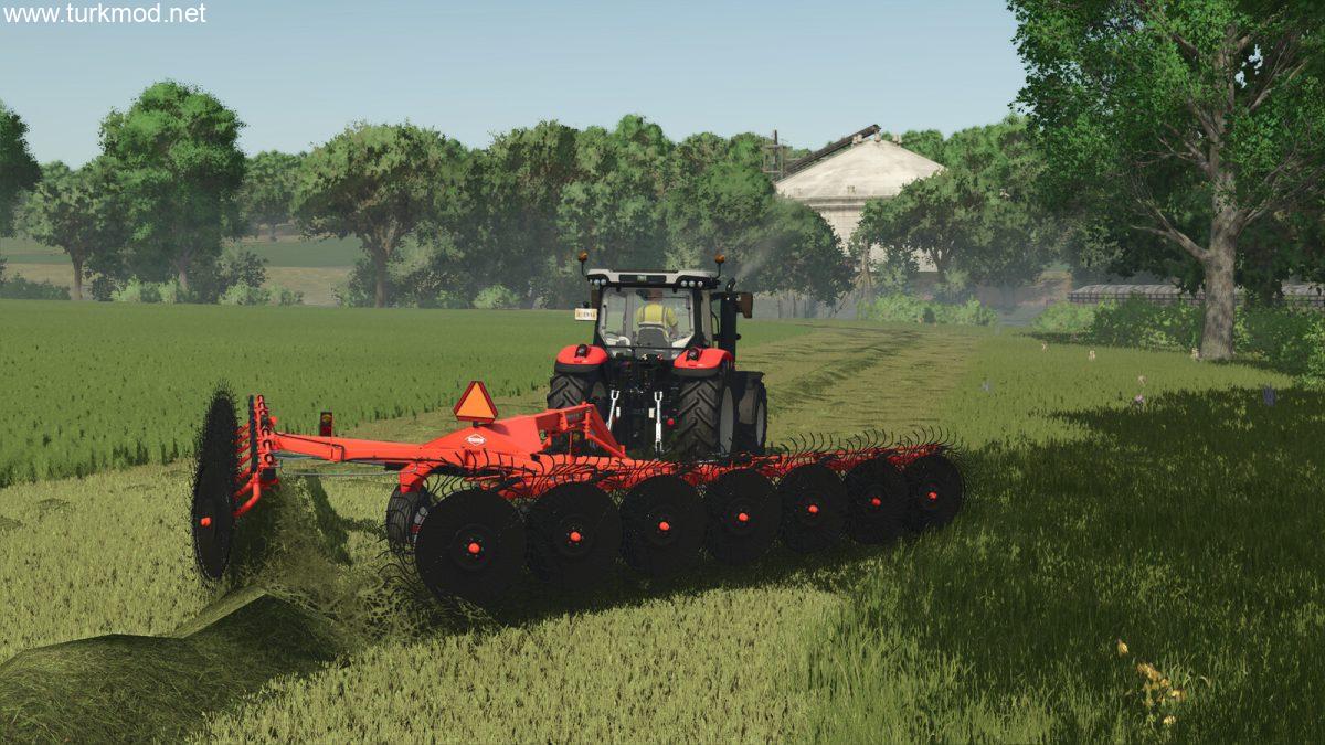 FS 25 - Kuhn SR 314 Ot Kurutma/Çevirme Modu