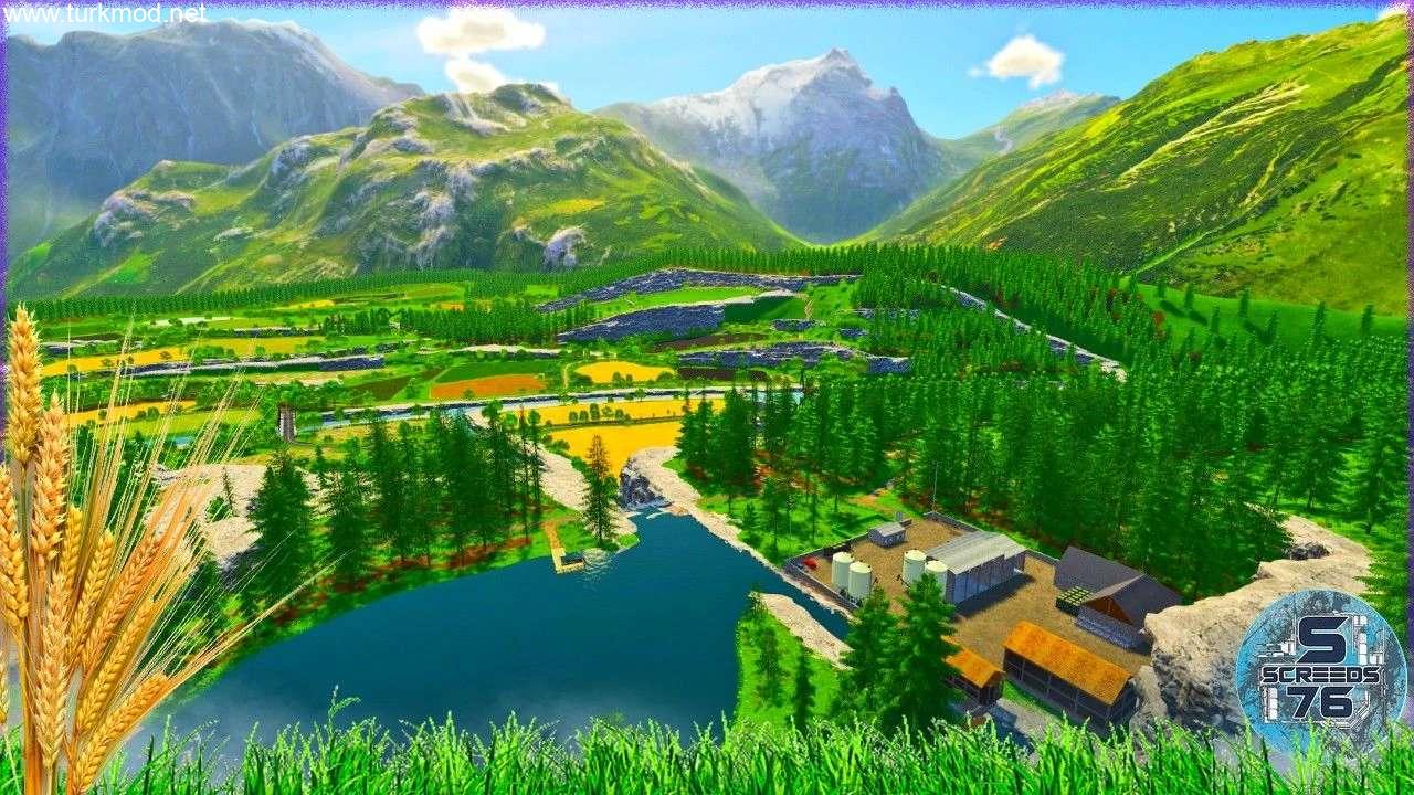 FS 25 - Les Caux des Montagnes Harita Modu