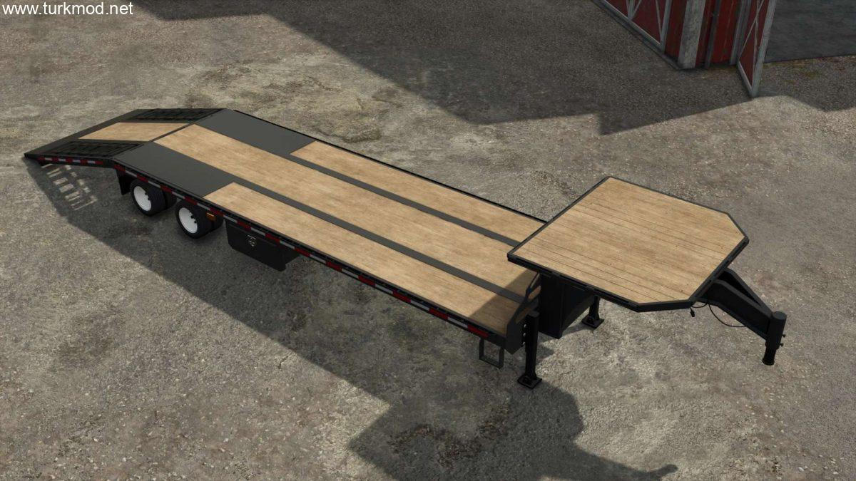 FS 25 - Midsota 36′ Gooseneck Dovetail Alçak Römork Modu