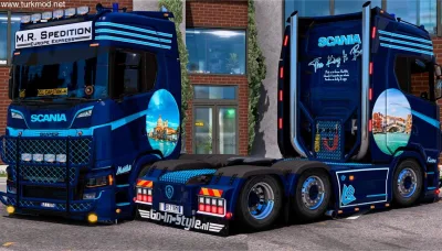 ETS 2 - Pack NL-FR Scania NG Çekici Modu (1.54) - modu
