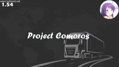 ETS 2 - Project Comoros Harita Modu (1.54) - modu