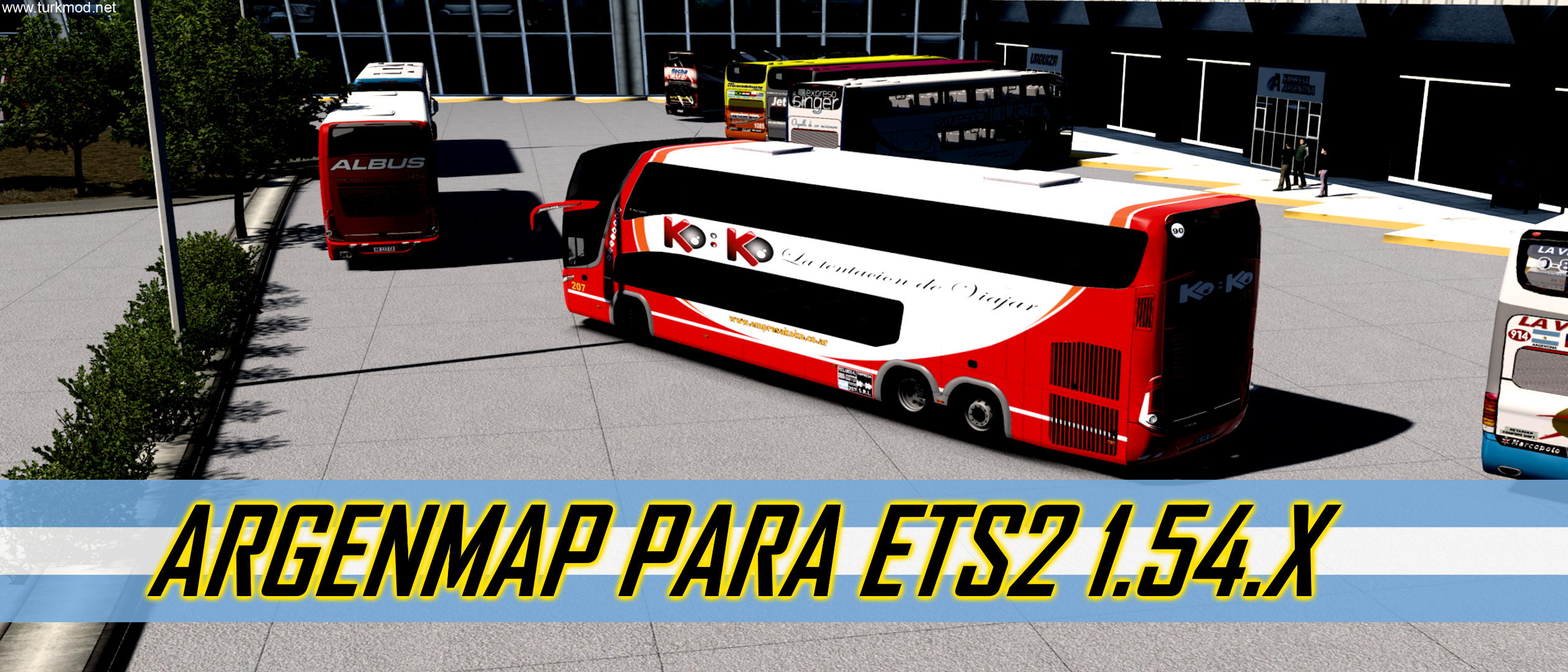ETS 2 - Arjantin Harita Modu (1.54)