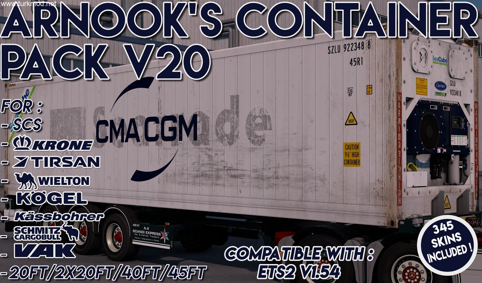 ETS 2 - Arnook’s Konteynr Paketi (1.54)