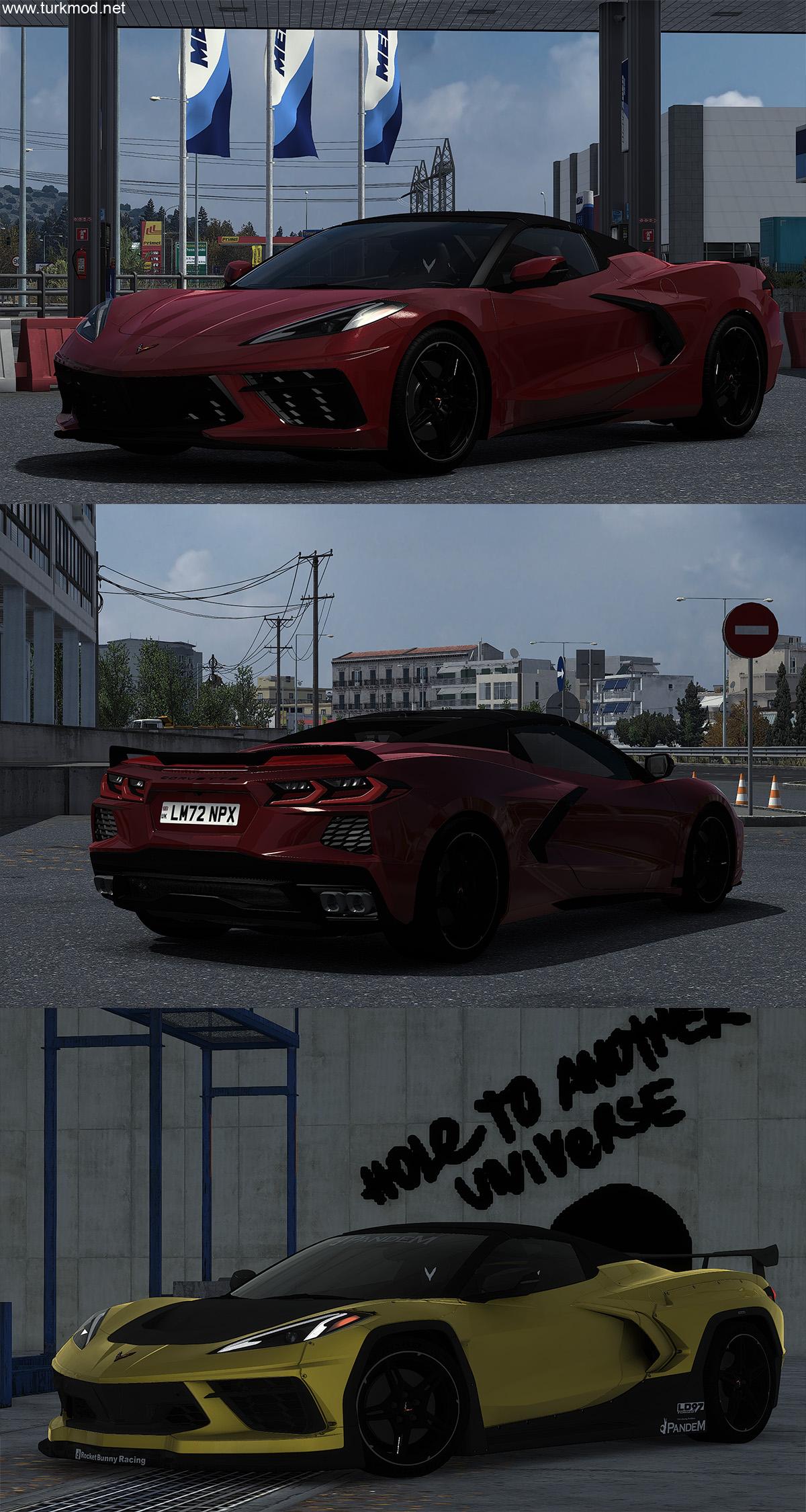 ETS 2 - Chevrolet Corvette C8 Araba Modu (1.54)