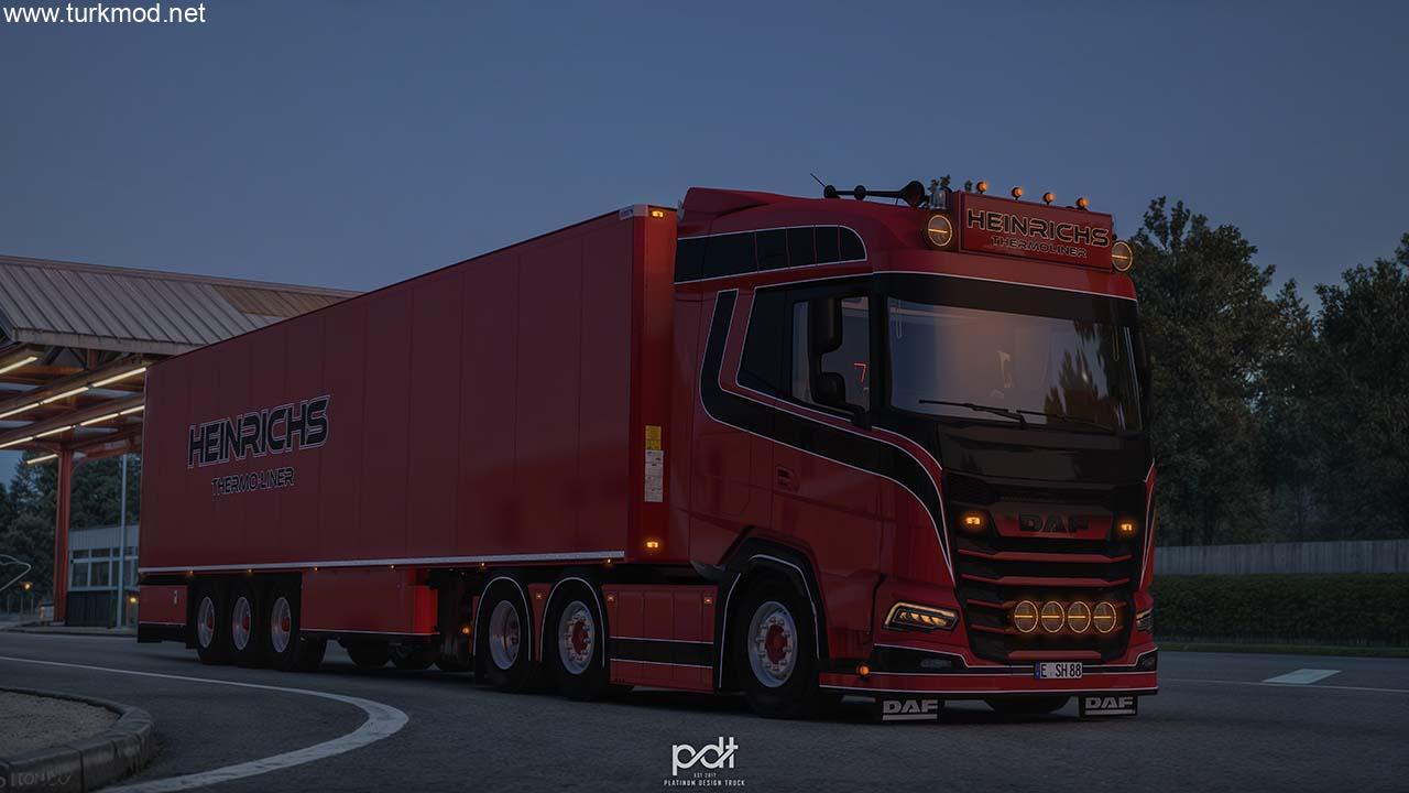 ETS 2 - DAF XG Heinrichs Thermoliner + Dorse Modu (1.54)