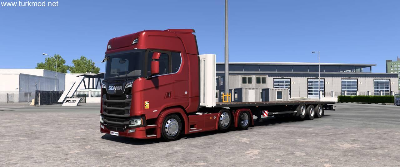ETS 2 - Eugene Scania NG İçin Sogard3 Alçak Dorse Modu (1.54)