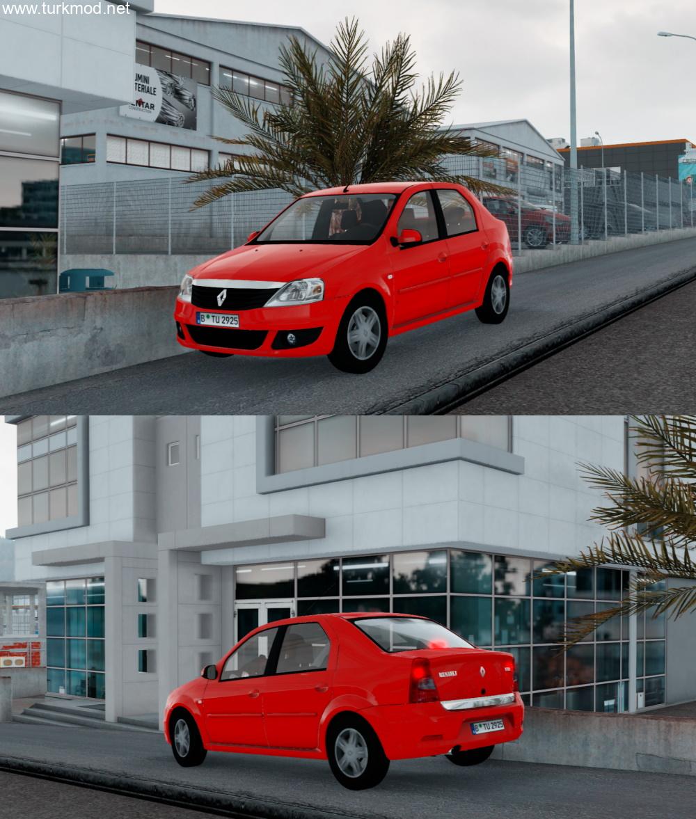 ETS 2 - Renault Logan 1.4L 2012 Araba Modu (1.54)