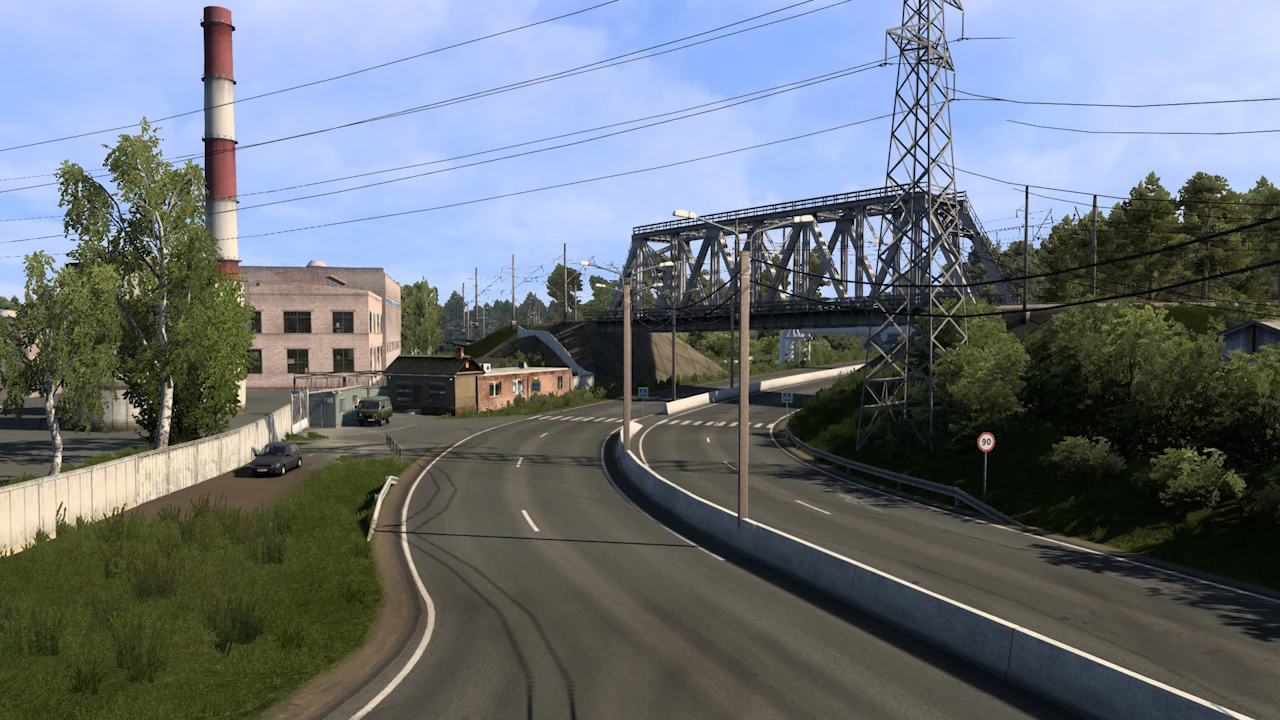 ETS 2 - Trans-Siberian Truckway Harita Modu (1.54)
