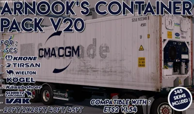 ETS 2 - Arnook’s Konteynr Paketi (1.54) - modu