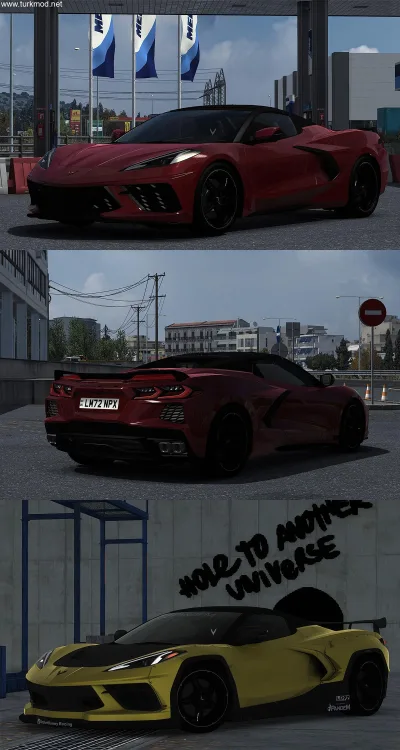 ETS 2 - Chevrolet Corvette C8 Araba Modu (1.54) - modu