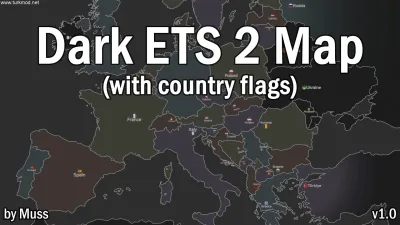 ETS 2 - Karanlık Arka Plan Modu (1.54) - modu