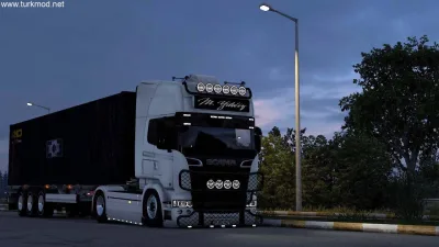 ETS 2 - Scania D. Frimis Team Açık Boru Çekici Modu (1.54) - modu