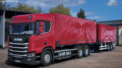 ETS 2 - Scania NG R580 Megamod + Dorse Modu (1.54) - modu