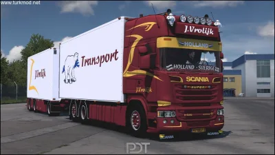 ETS 2 - Scania R580 J.Vrolijk Transport + Dose Modu (1.54) - modu