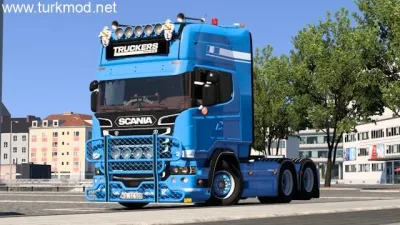 ETS 2 - Scania V8 Lepidas PGR Open Pipe Modu (1.54) - modu