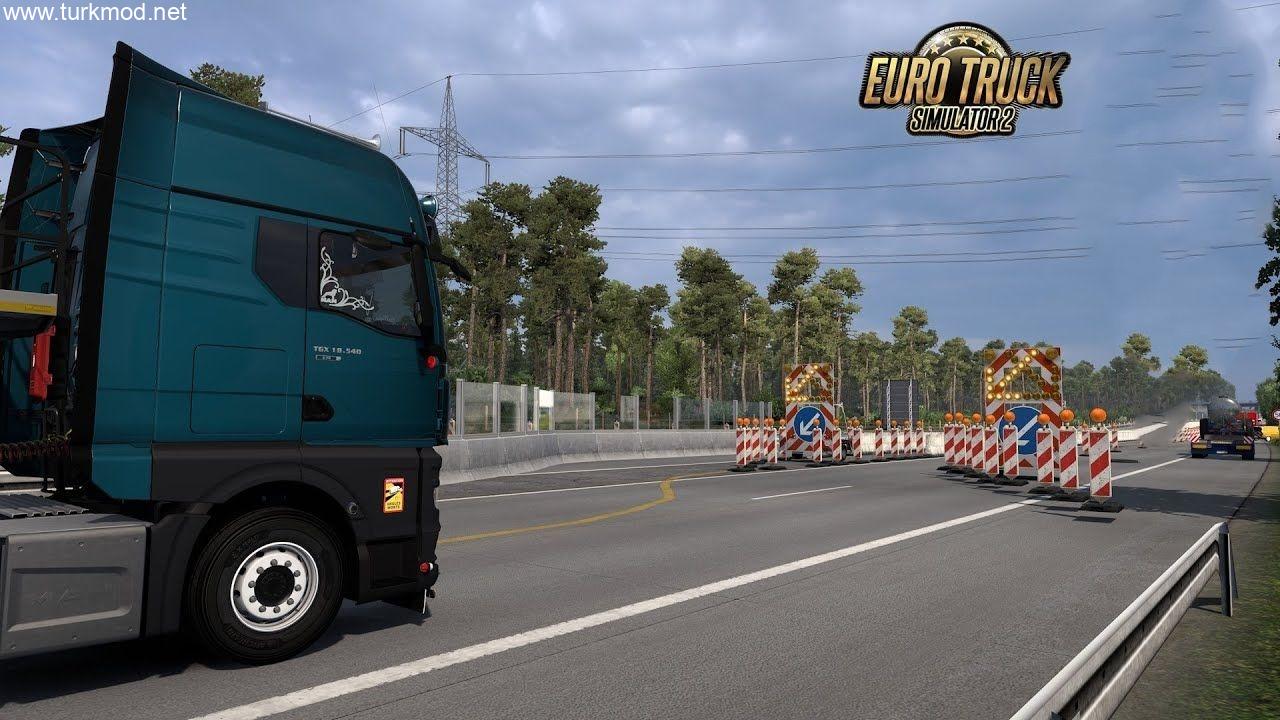 ETS 2 - Baustellenmod Harita Modu (1.54)