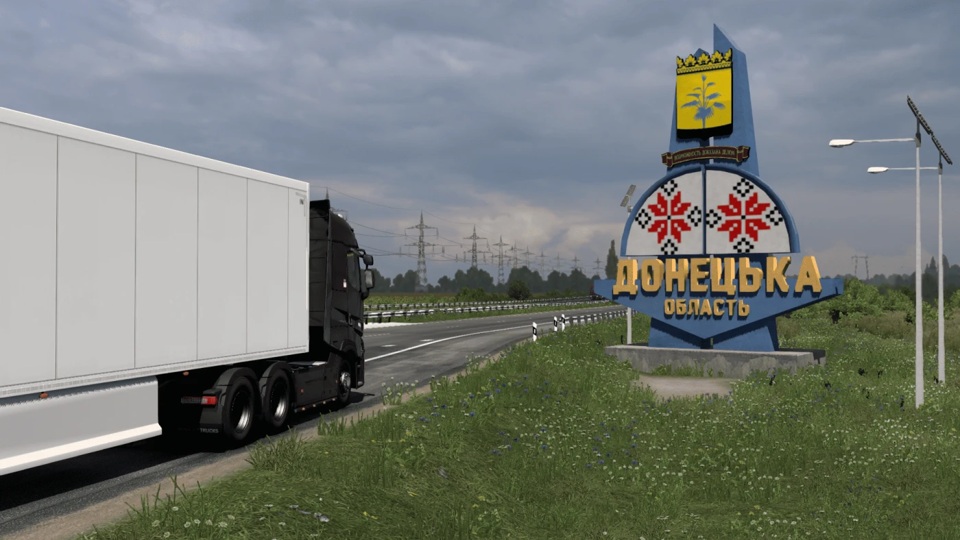 ETS 2 - Donbass Harita Modu (1.54)