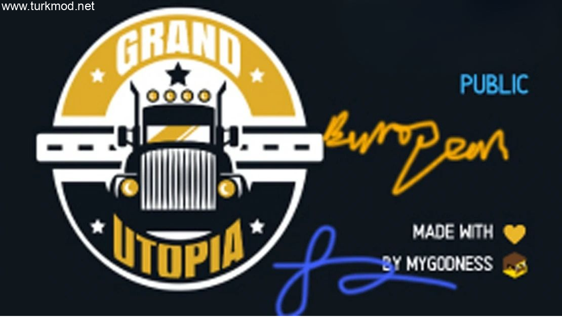 ETS 2 - European Grand Utopia Harita Modu (1.54)