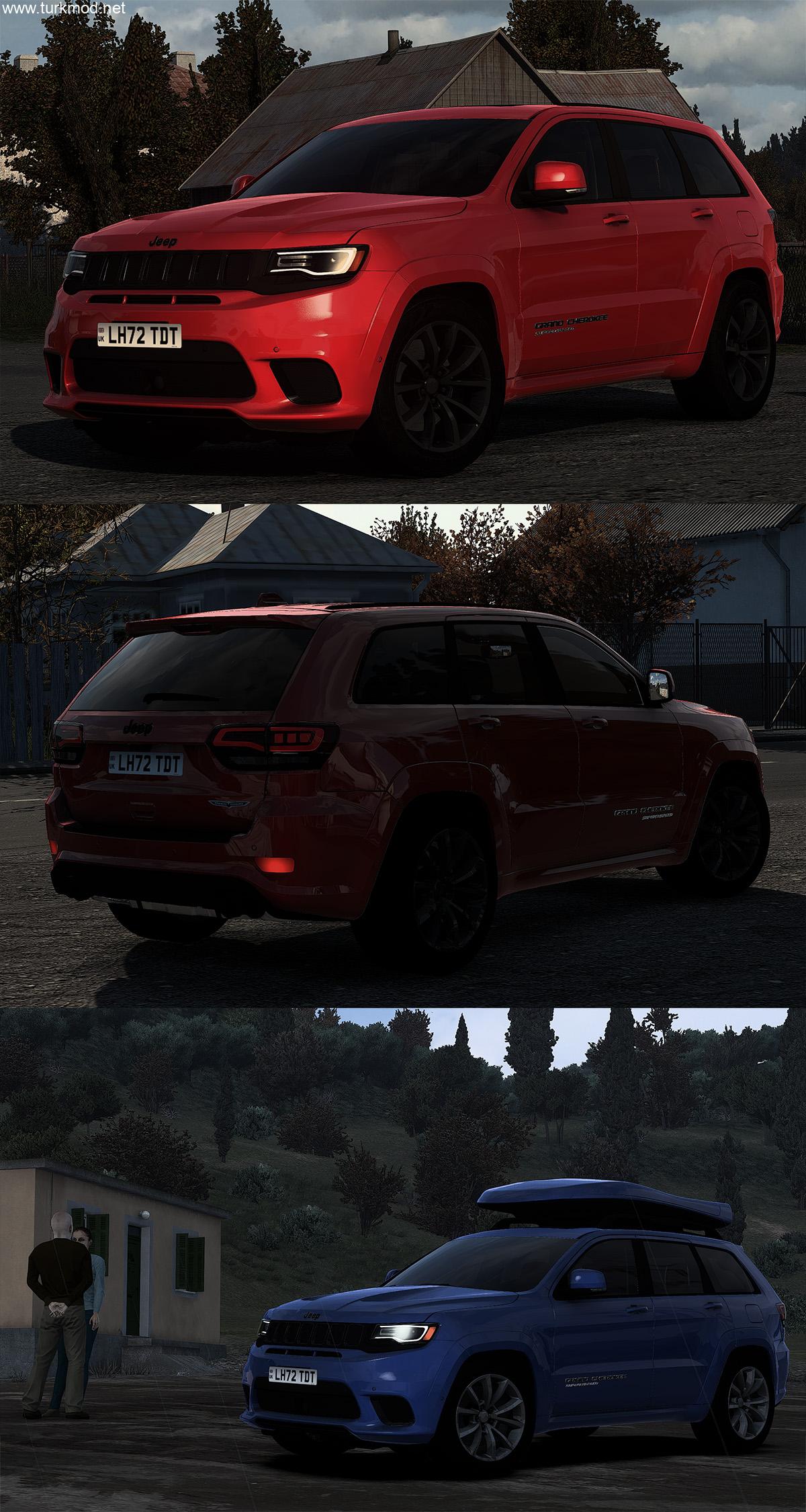 ETS 2 - Jeep Grand Cherokee SRT Trackhawk WK 2018 Araba Modu (1.55)