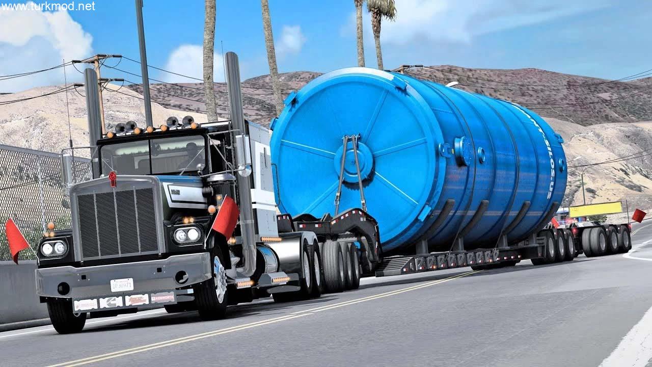 ETS 2 - Kenworth W900A Çekici Modu (1.54)