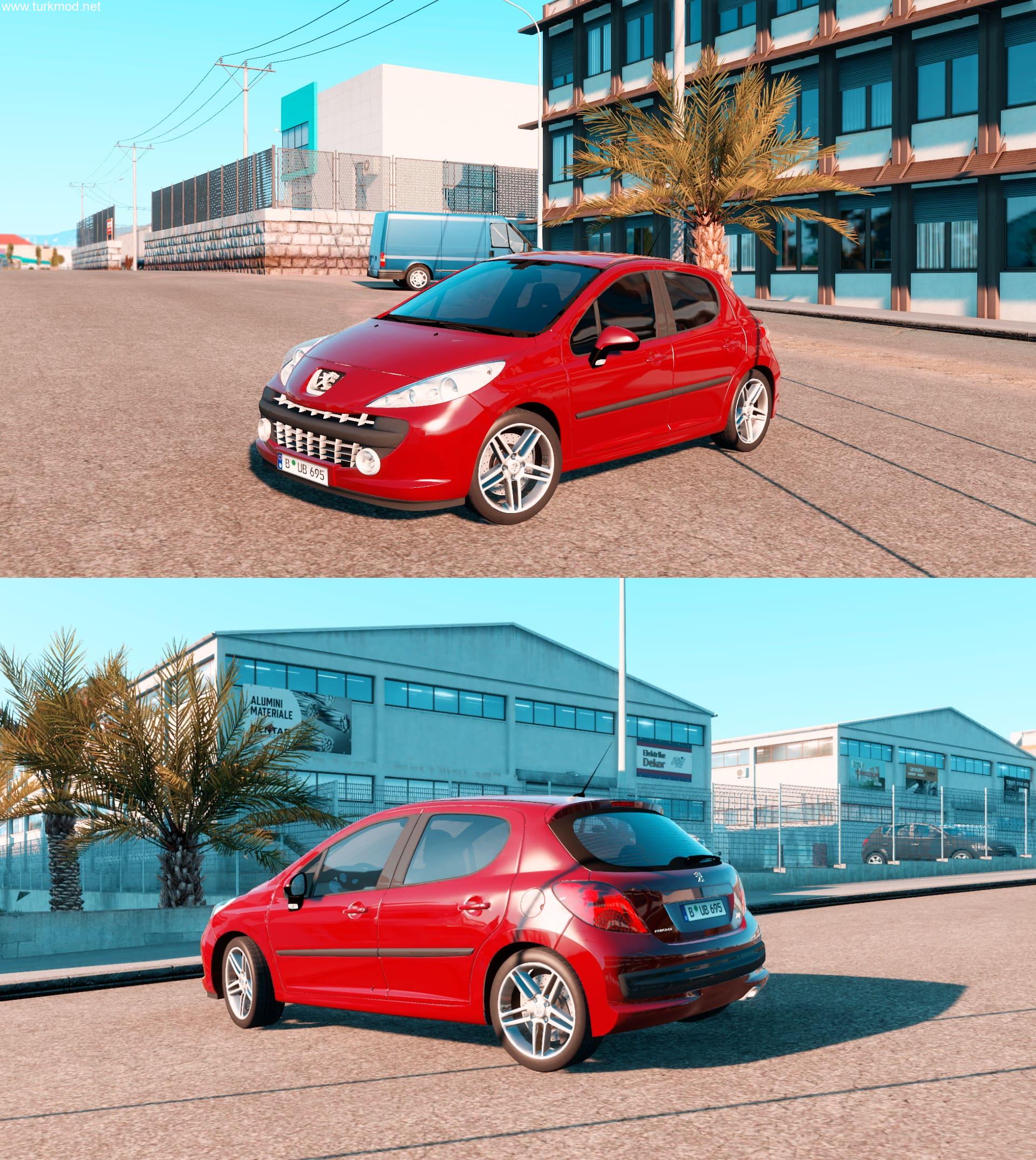 ETS 2 - Peugeot 207 RC Araba Modu (1.54)