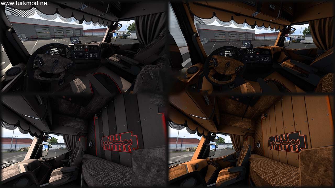 ETS 2 - Renault T-Range Peaky Interior Paketi (1.54)