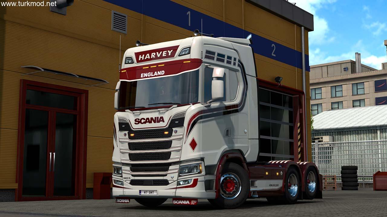 ETS 2 - Scania S/R Yeni Güneşlik Modu (1.54)