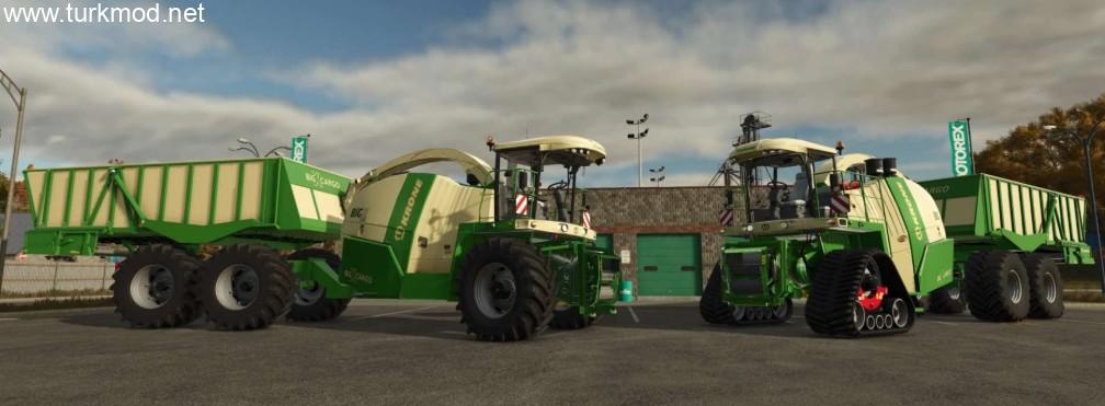 FS 25 - Krone Big X 1100 Cargo Biçerdöver Modu