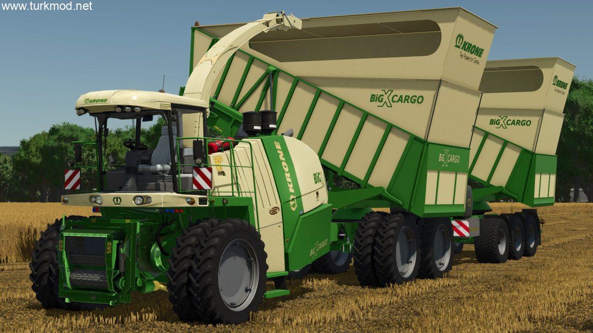 FS 25 - Krone Big X 1100 Cargo & Cargo Römork Modu