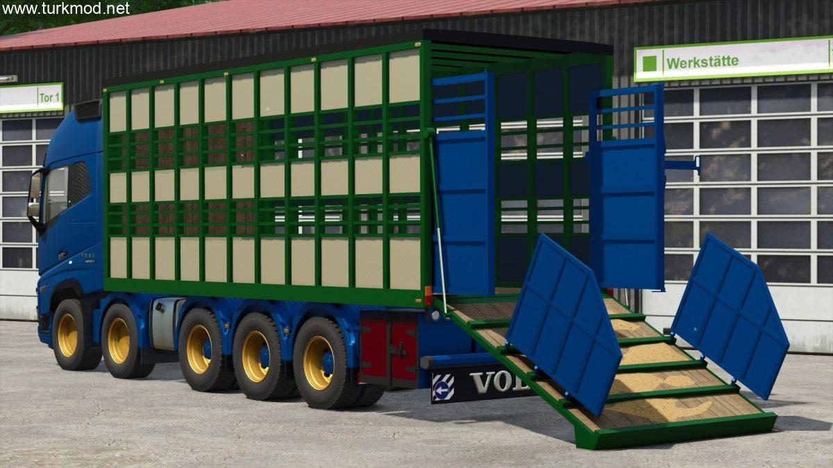 FS 25 - Volvo FH16 Hayvan Taşıma Kamyonu ve Dorsesi Modu