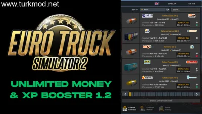 ETS 2 - Sınırsız Para ve Deneyim Arttırma Modu (1.55) - modu