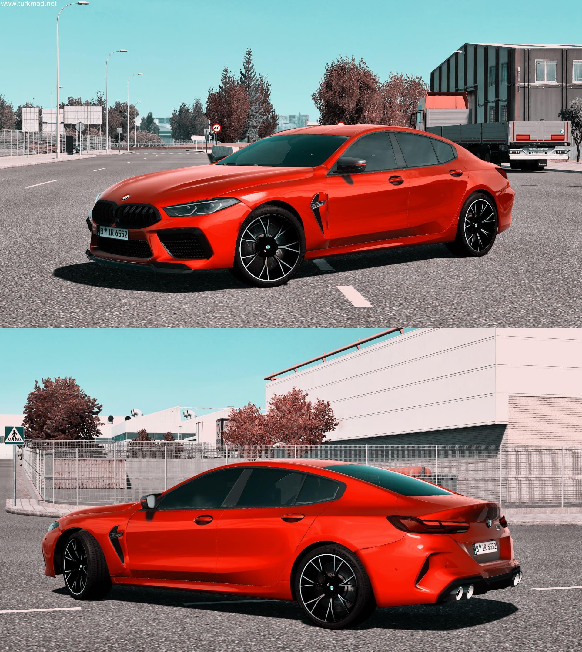 ETS 2 - 2022 BMW M8 Competition G16 Araba Modu (1.55)