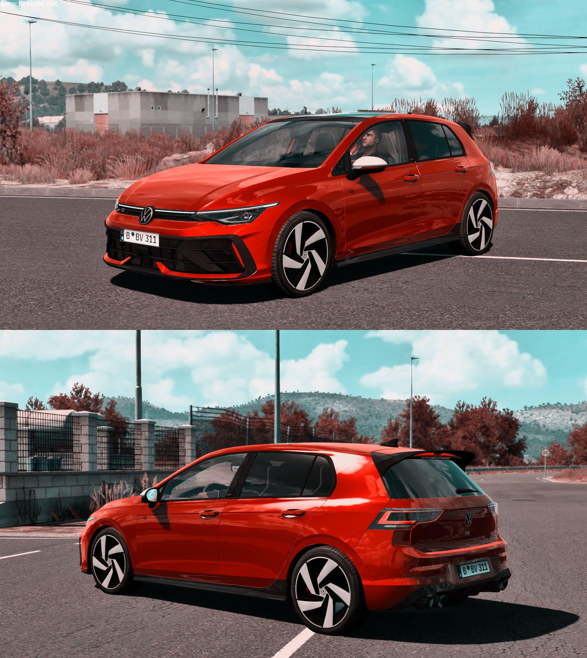 ETS 2 - 2023 Volkswagen Golf R8.5 Araba Modu (1.55)