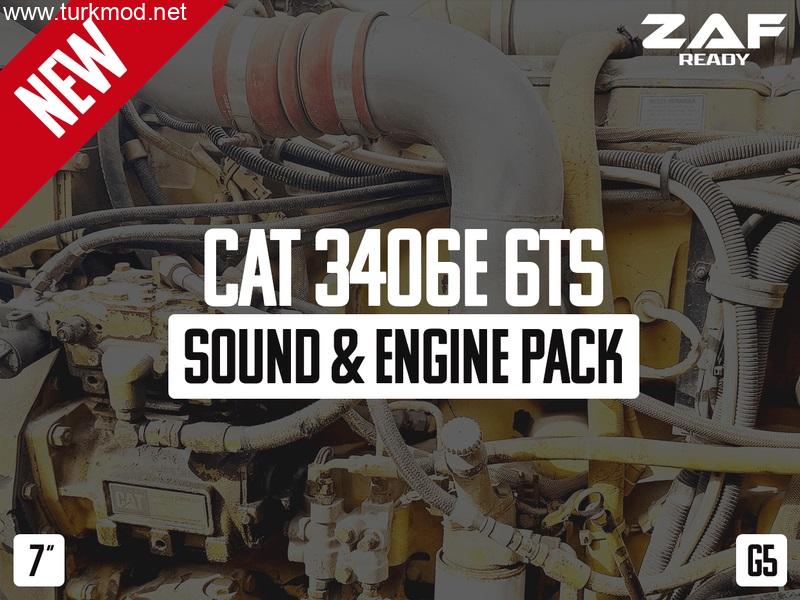 ETS 2 - CAT 3406E 6TS Ses ve Motor Paketi (1.55)