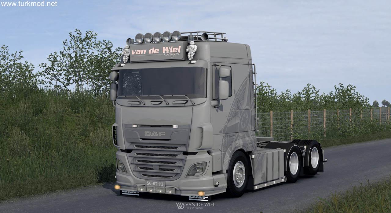 ETS 2 - DAF XF Van de Wiel Transport Modu (1.55)