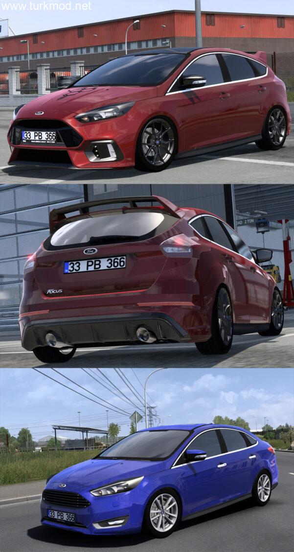 ETS 2 - Ford Focus Mk3 Araba Modu (1.55)