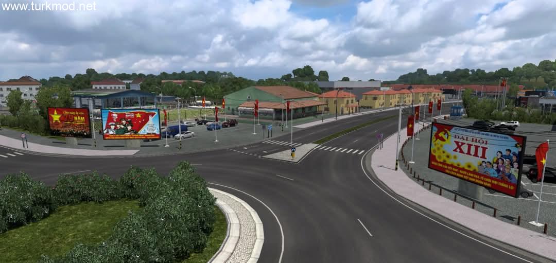 ETS 2 - Güneydoğu Asya Haritası Modu (1.55)