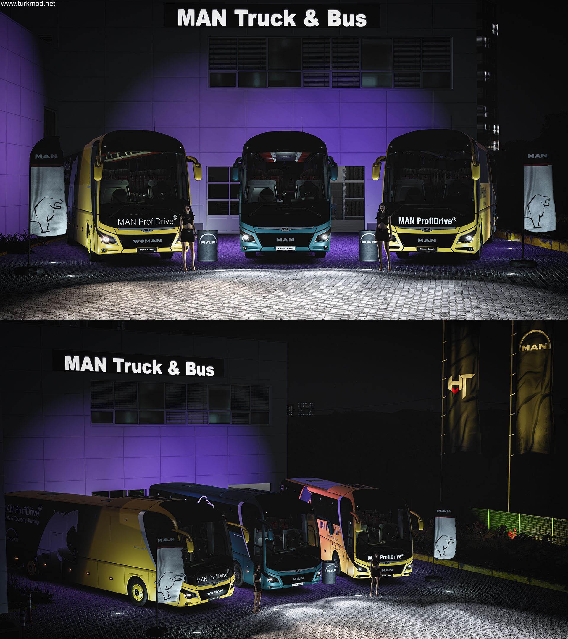 ETS 2 - MAN Lion’s Coach 3rd Gen (2018-2024) Otobüs Modu (1.55)