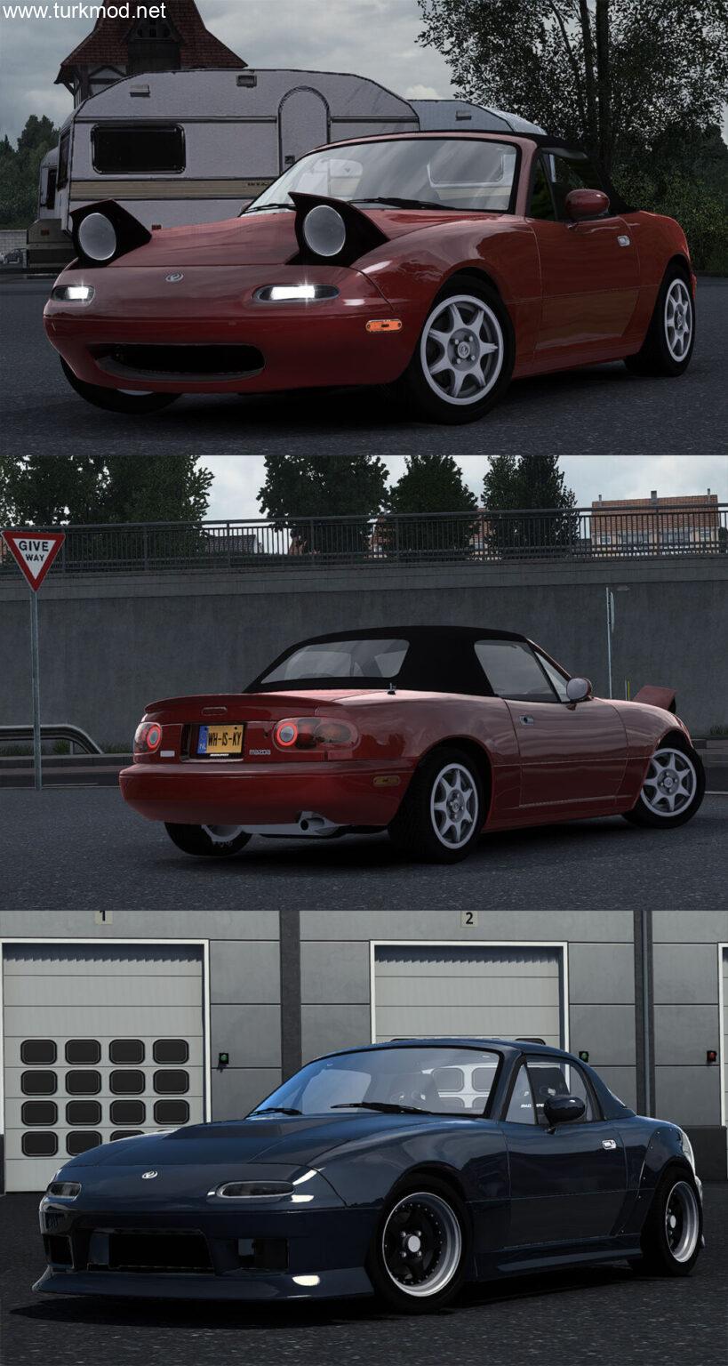 ETS 2 - Mazda MX-5 Miata NA Araba Modu (1.55)