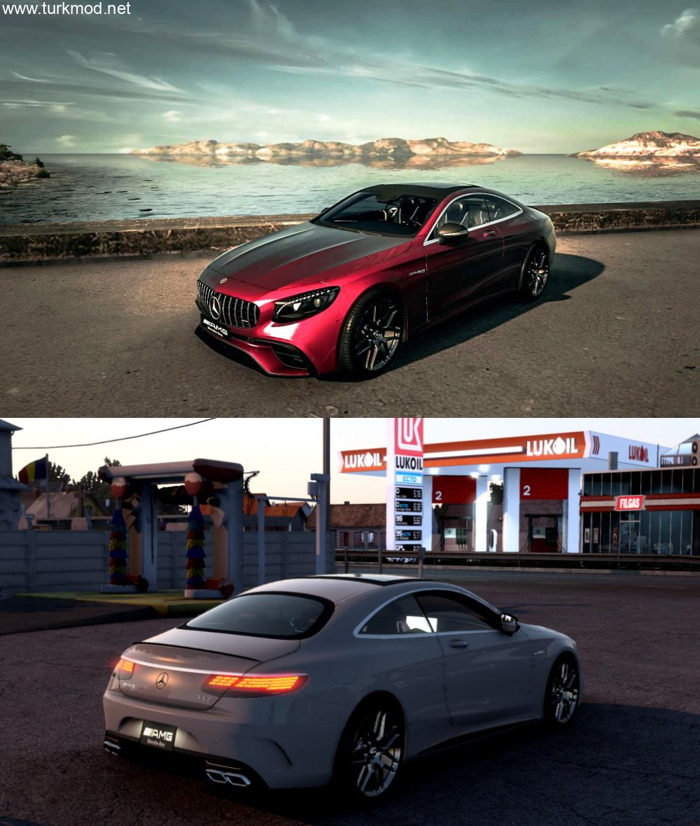 ETS 2 - Mercedes-Benz AMG S63 Coupe 2021 Araba Modu (1.55)