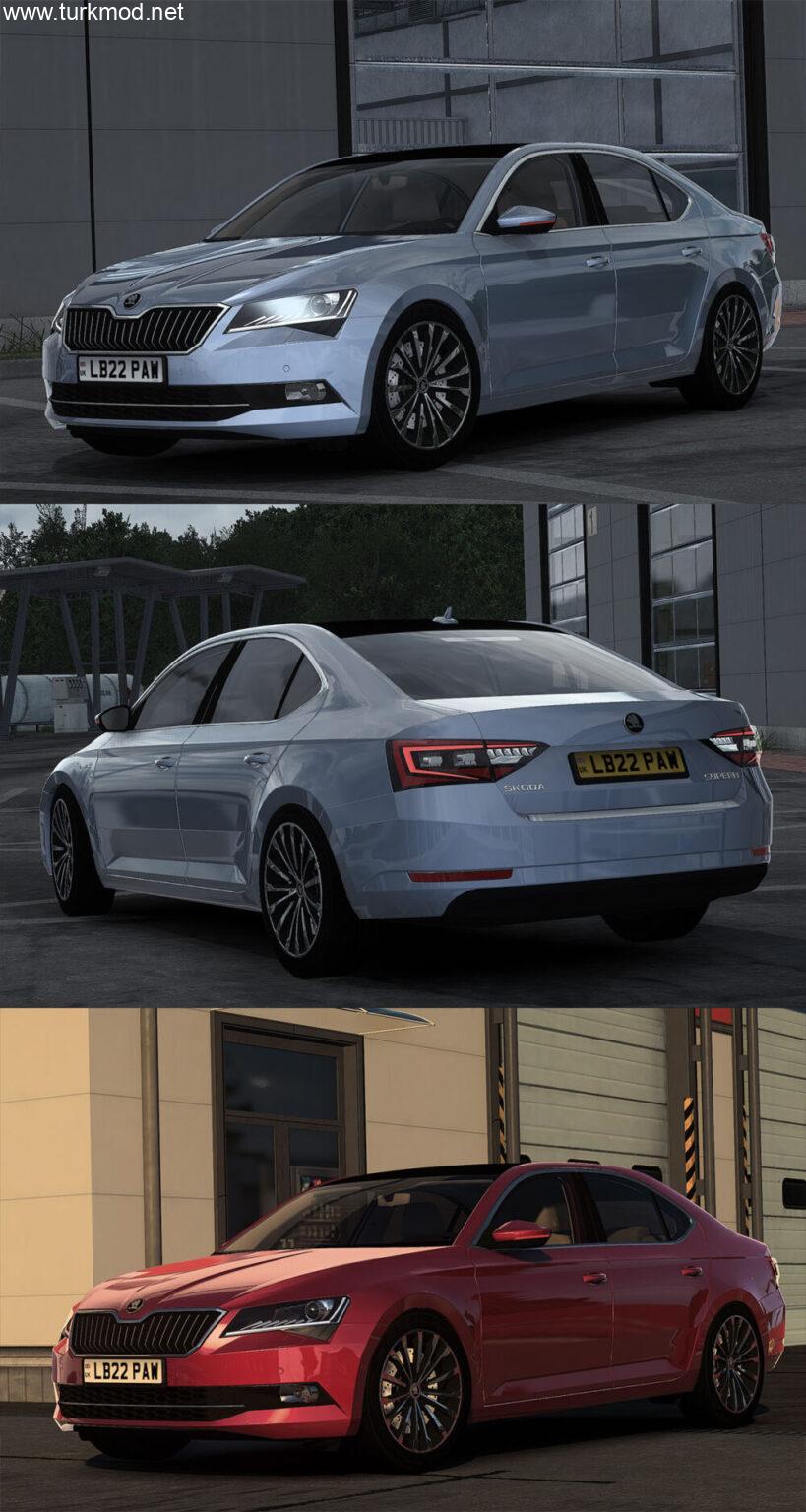 ETS 2 - Skoda Superb B8 2017 Araba Modu (1.55)