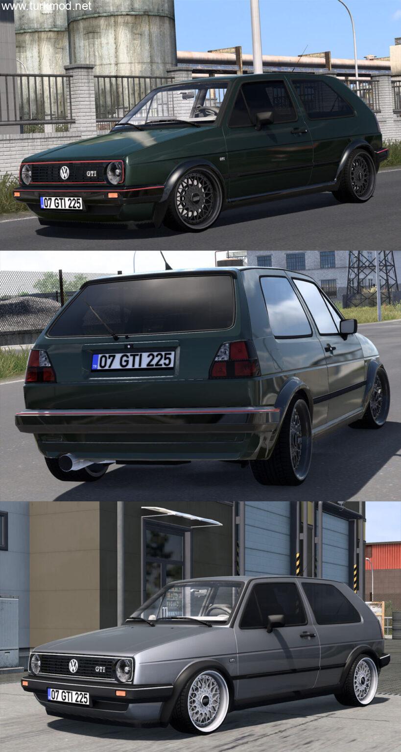 ETS 2 - Volkswagen Golf GTI 16V MK2 Araba Modu (1.55)