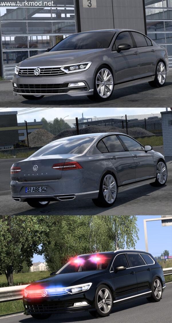 ETS 2 - Volkswagen Passat B8 Araba Modu (1.55)