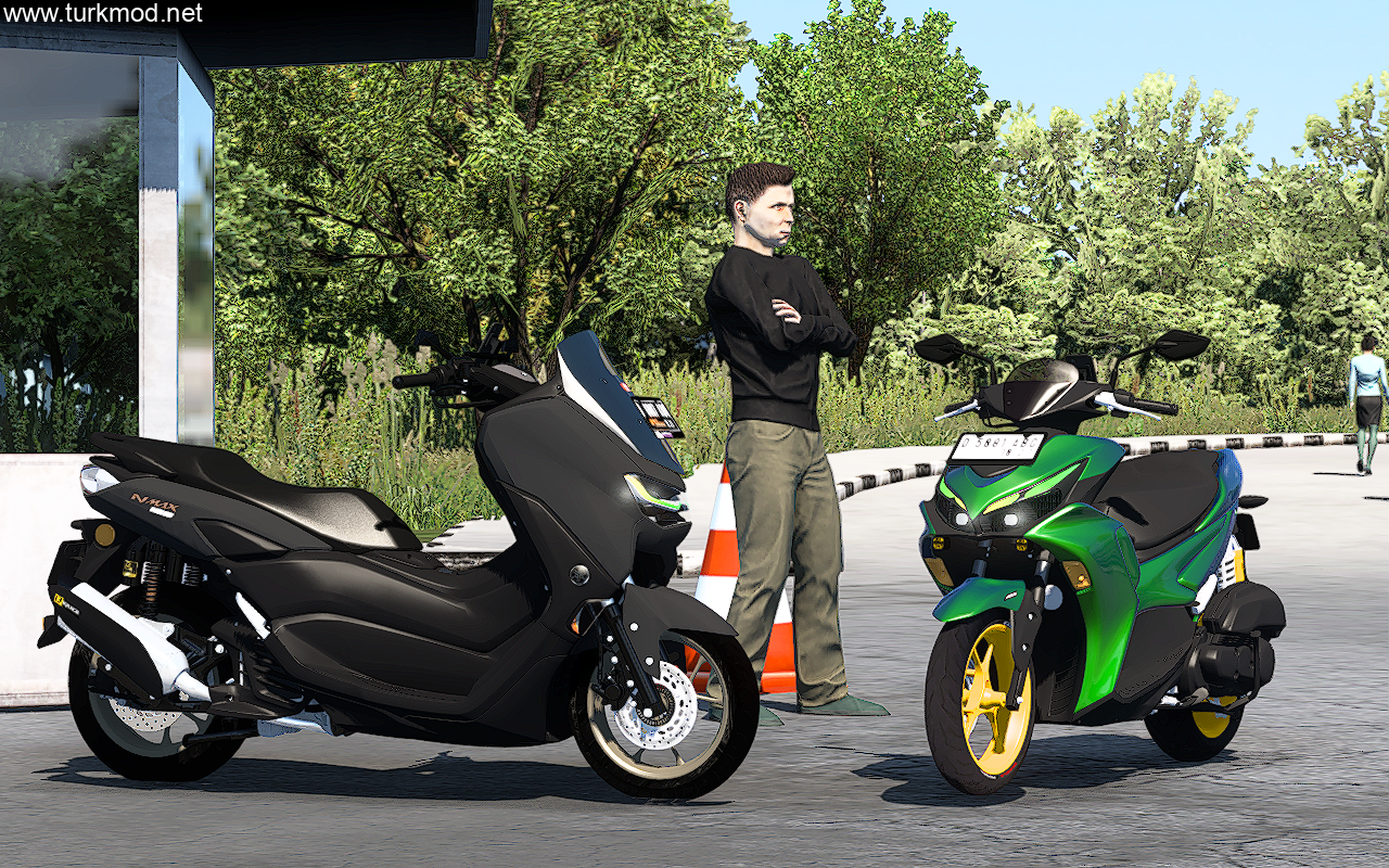 ETS 2 - Yeni Yamaha Nmax & Aerox Motosiklet Modu (1.55)