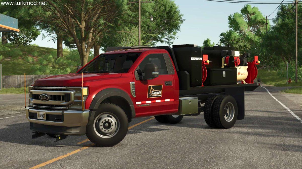 FS 25 - 2020 Ford F550 Yakıt ve Yağ Kamyonu Modu