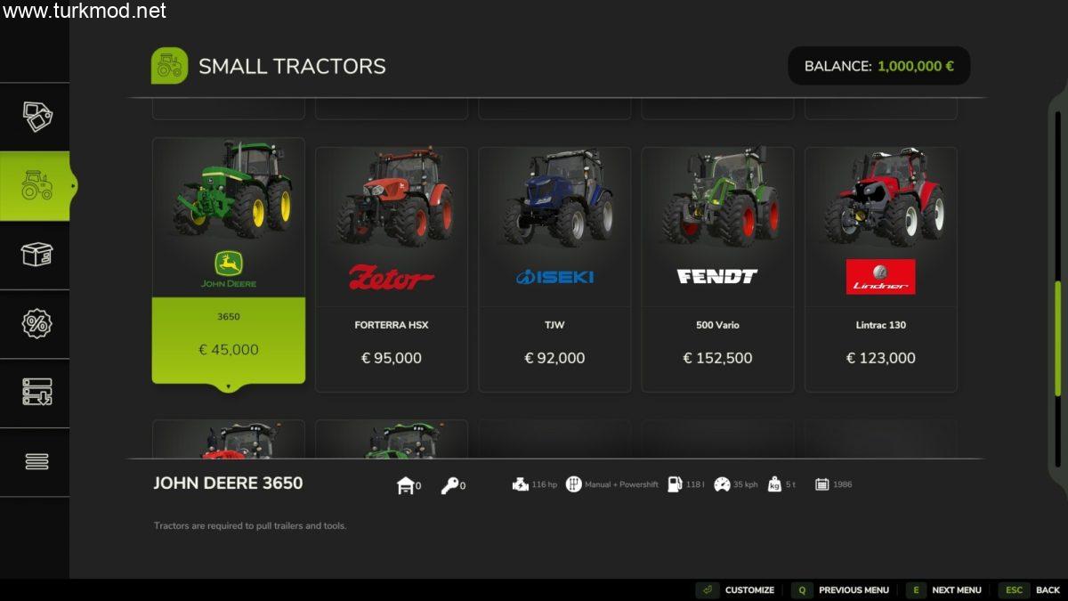 FS 25 - Araç Modelleri Modu