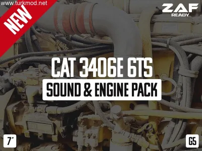 ETS 2 - CAT 3406E 6TS Ses ve Motor Paketi (1.55) - modu