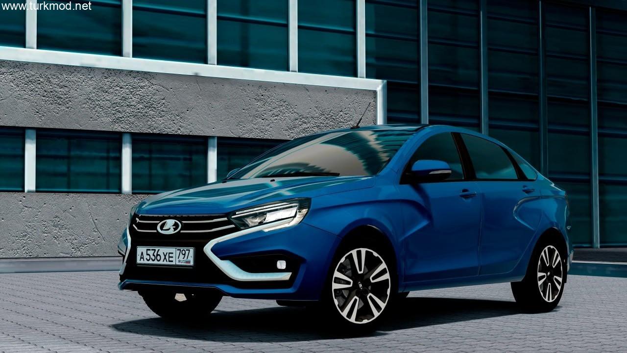 City Car Driving Lada Vesta NG 2024 Araba Modu kapak görseli